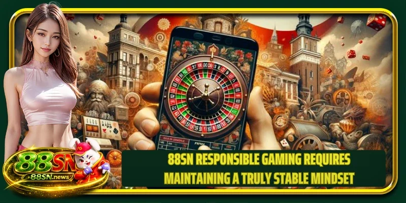 88SN responsible gaming requires maintaining a truly stable mindset