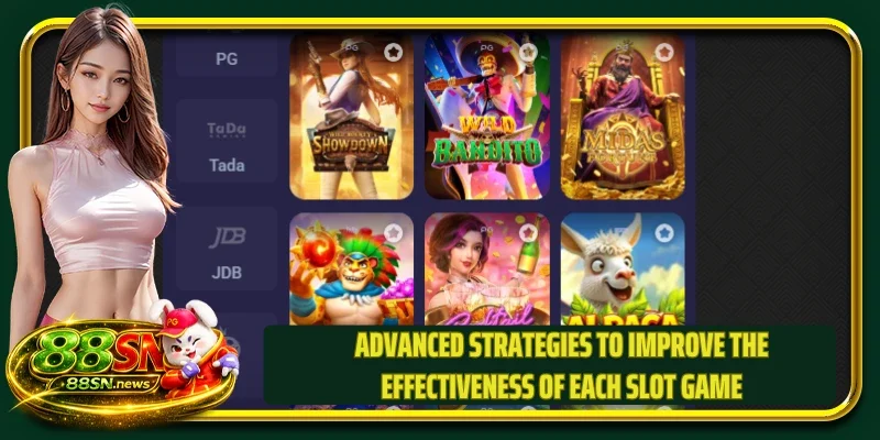 Advanced strategies to improve the effectiveness of each slot game
