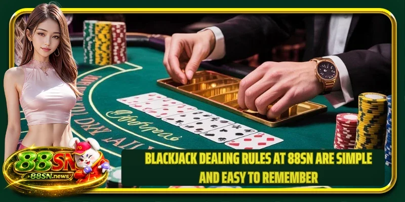 Blackjack dealing rules at 88sn are simple and easy to remember