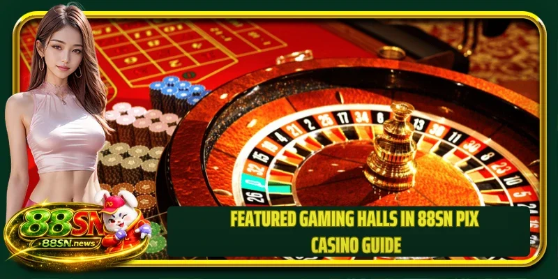 Featured gaming halls in 88SN PIX casino guide