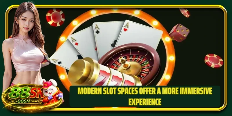 Modern slot spaces offer a more immersive experience