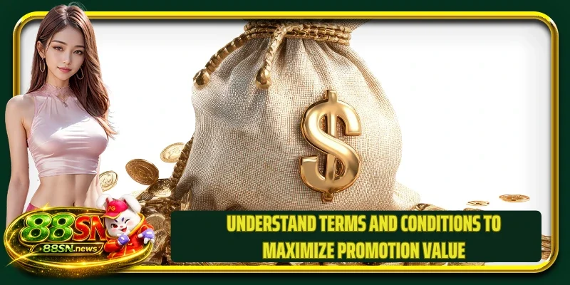 Understand terms and conditions to maximize promotion value
