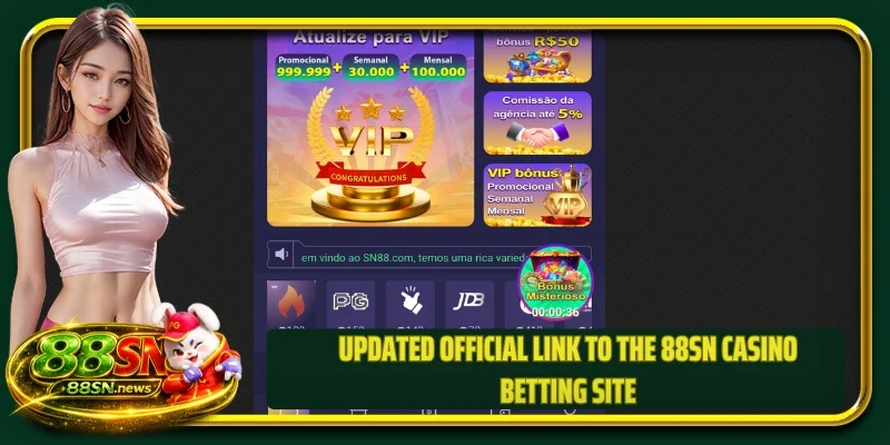 Updated official link to the 88SN casino betting site